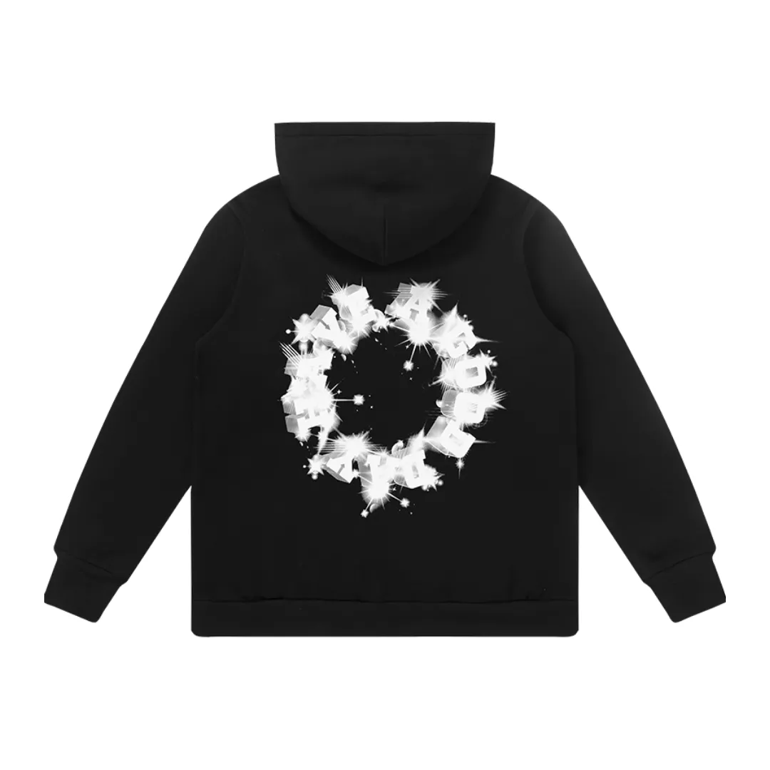 3D Circle Flashing Starlight Hoodie