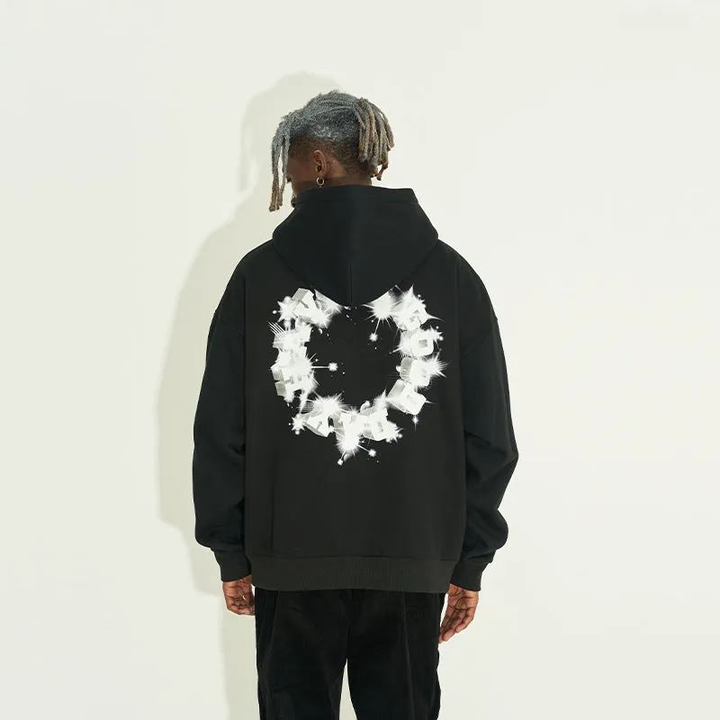 3D Circle Flashing Starlight Hoodie