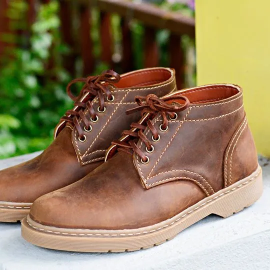 445 Oxford-HiCut Copper airwear soles