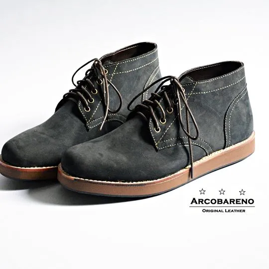 445 Oxford-HiCut DarkGray (Nubuck)