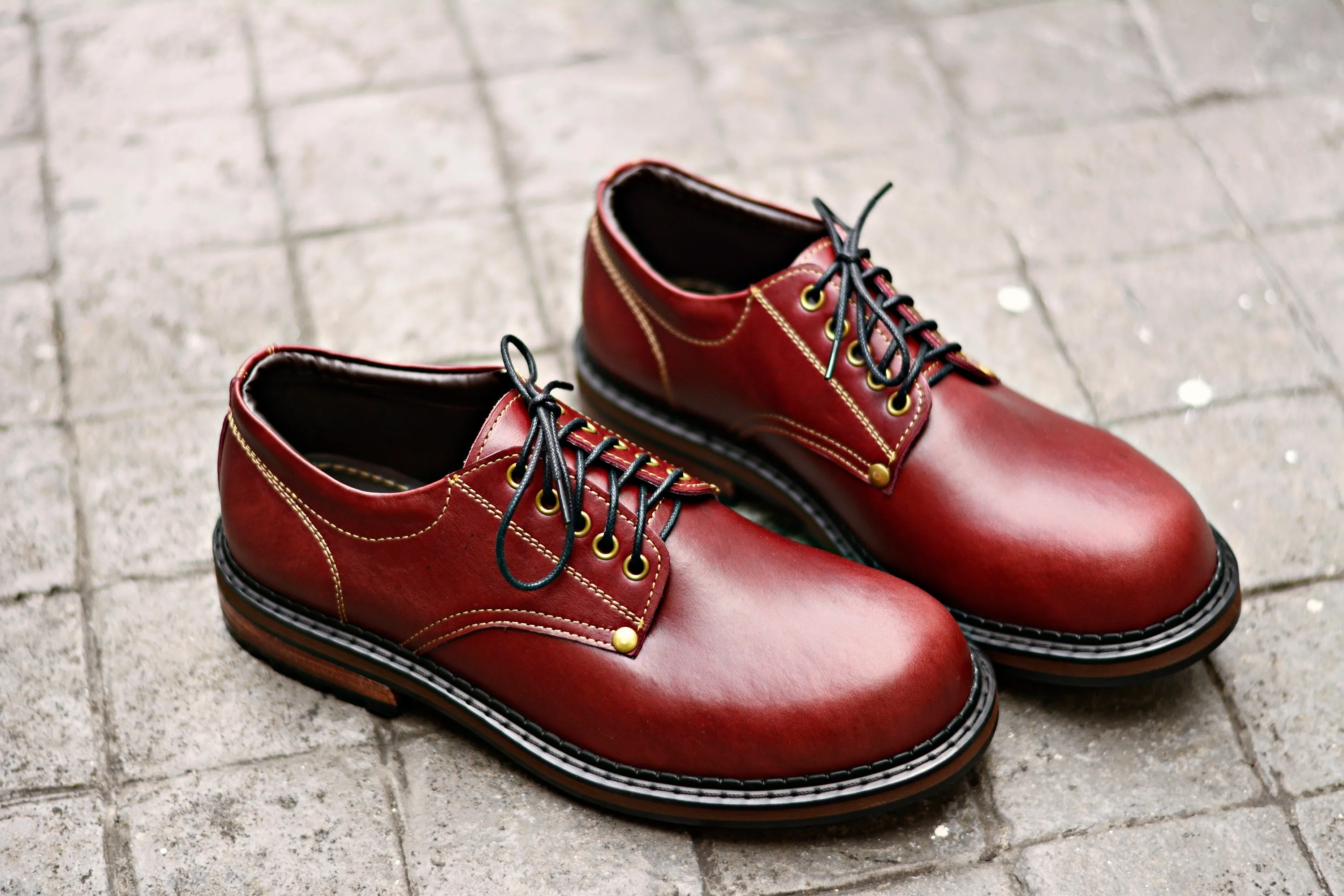 500 Workwear Cherry Red