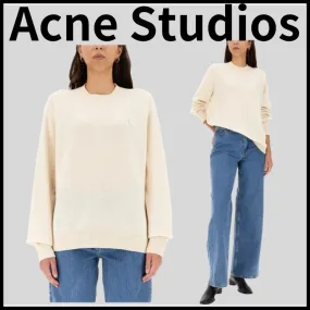 Acne Studios  |Casual Style Wool Long Sleeves V-neck & Crew neck