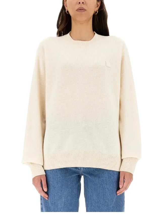 Acne Studios  |Casual Style Wool Long Sleeves V-neck & Crew neck