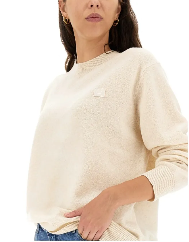 Acne Studios  |Casual Style Wool Long Sleeves V-neck & Crew neck