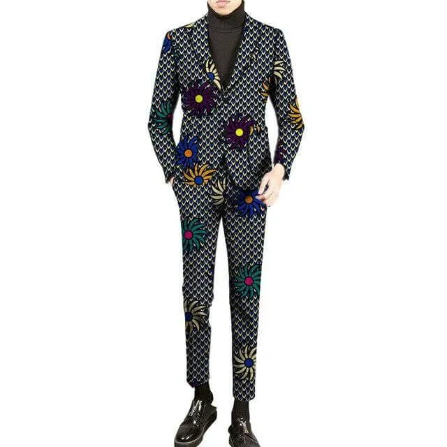 African 2-Button Suit