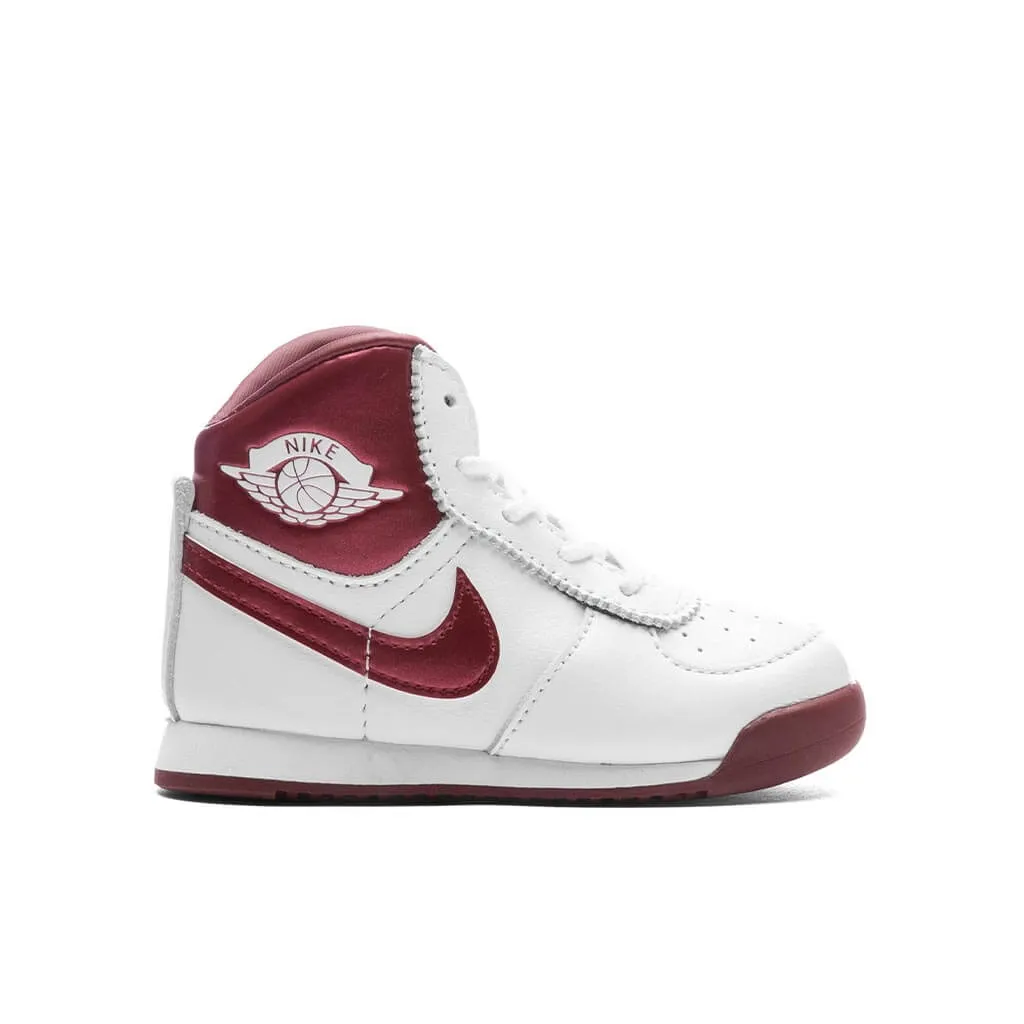 Air Jordan 1 High Retro '85 'Metallic Burgundy' (TD) - White/Team Red/White