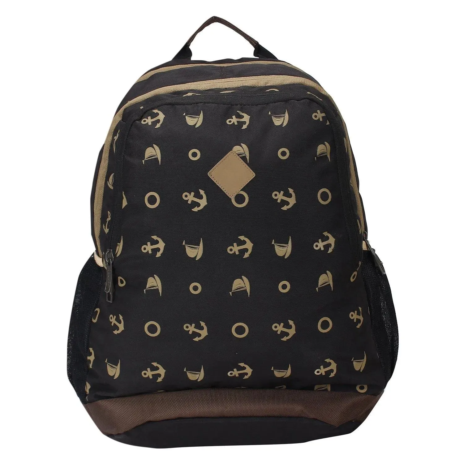 Anchor Black Backpack / School Bag by President Bags