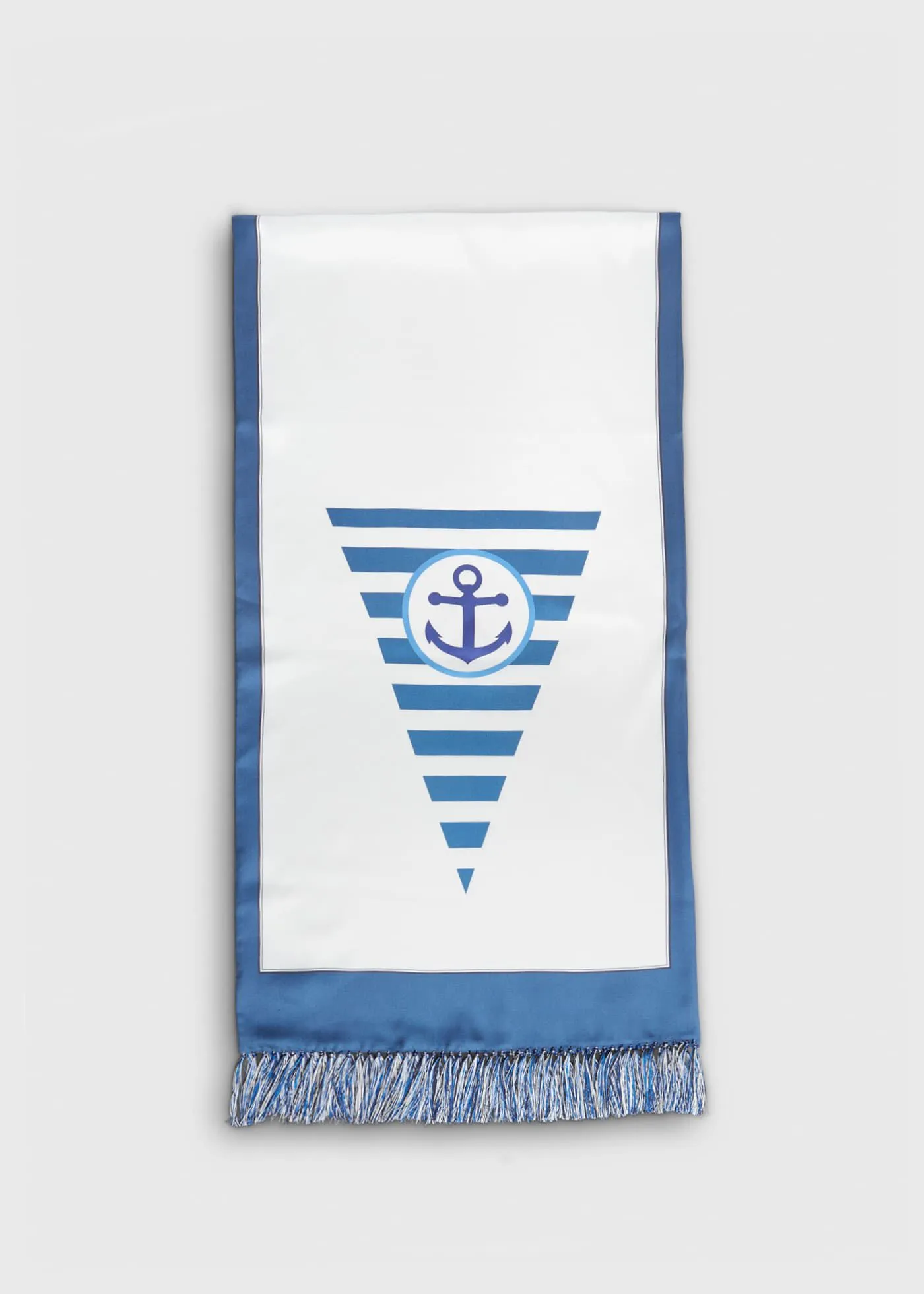 Anchor Printed Silk Scarf