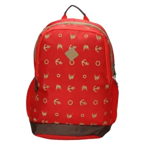 Anchor Red Backpack / School Bag by President Bags