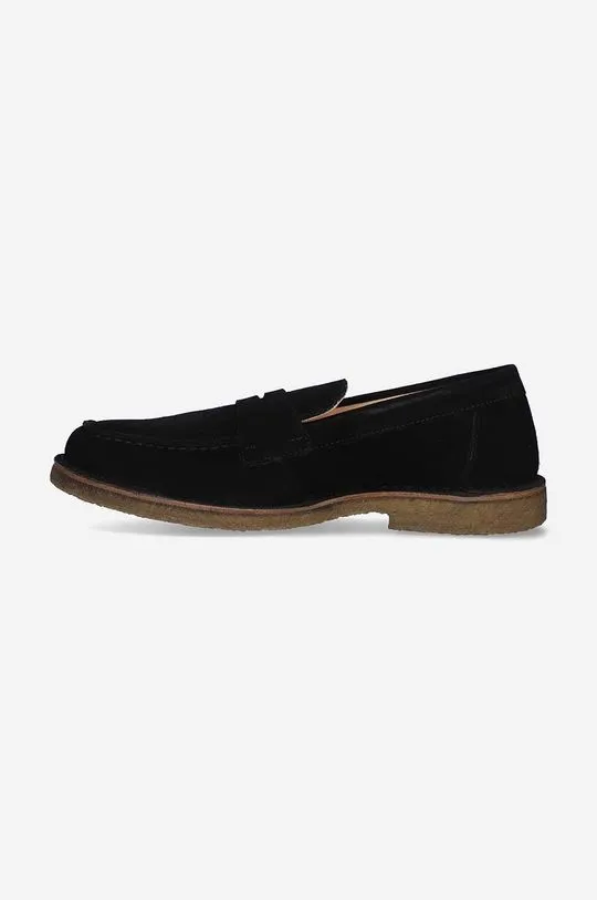 Astorflex suede shoes Mocassino Uomo men's black color