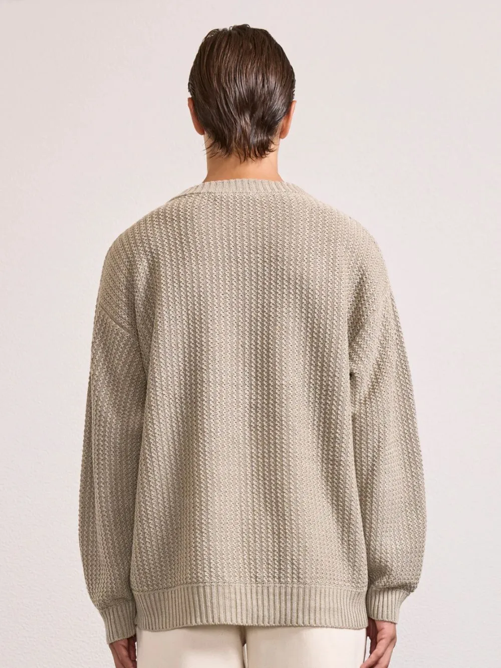 Beige Jardim Linen Sweater