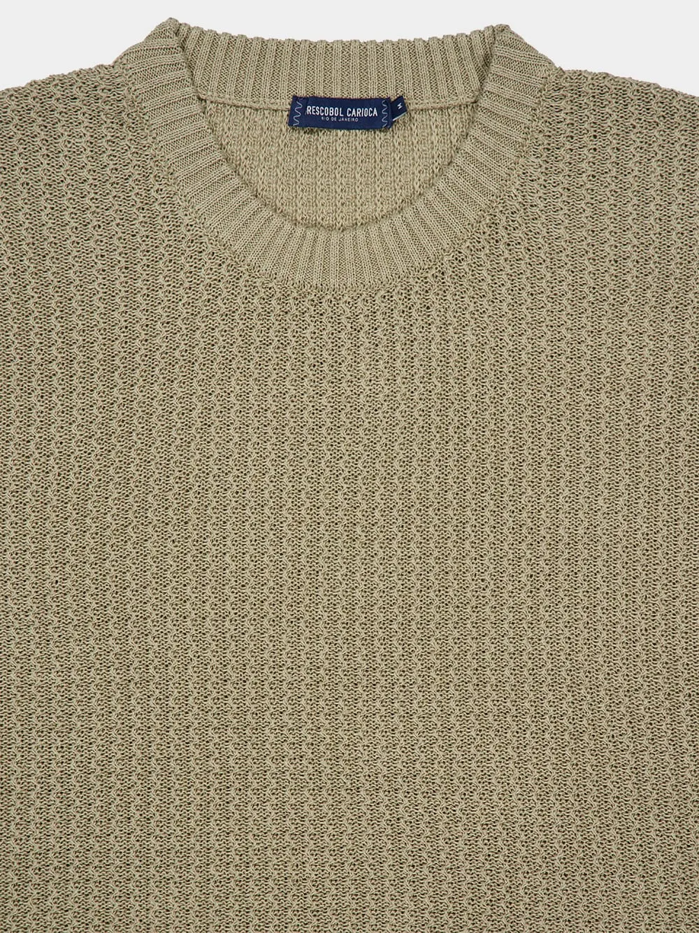 Beige Jardim Linen Sweater