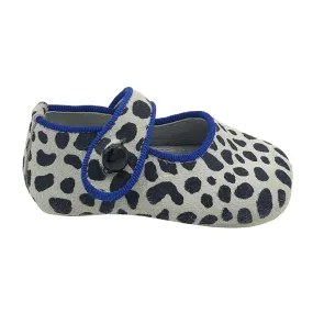 Bonpoint Baby Ballet Shoe Black And White Dalmation Print