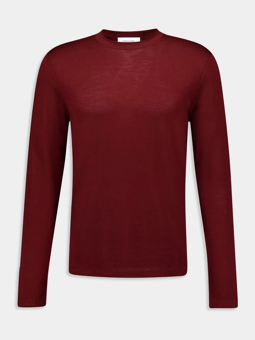 Bordeaux Lightweight Wool Sweater