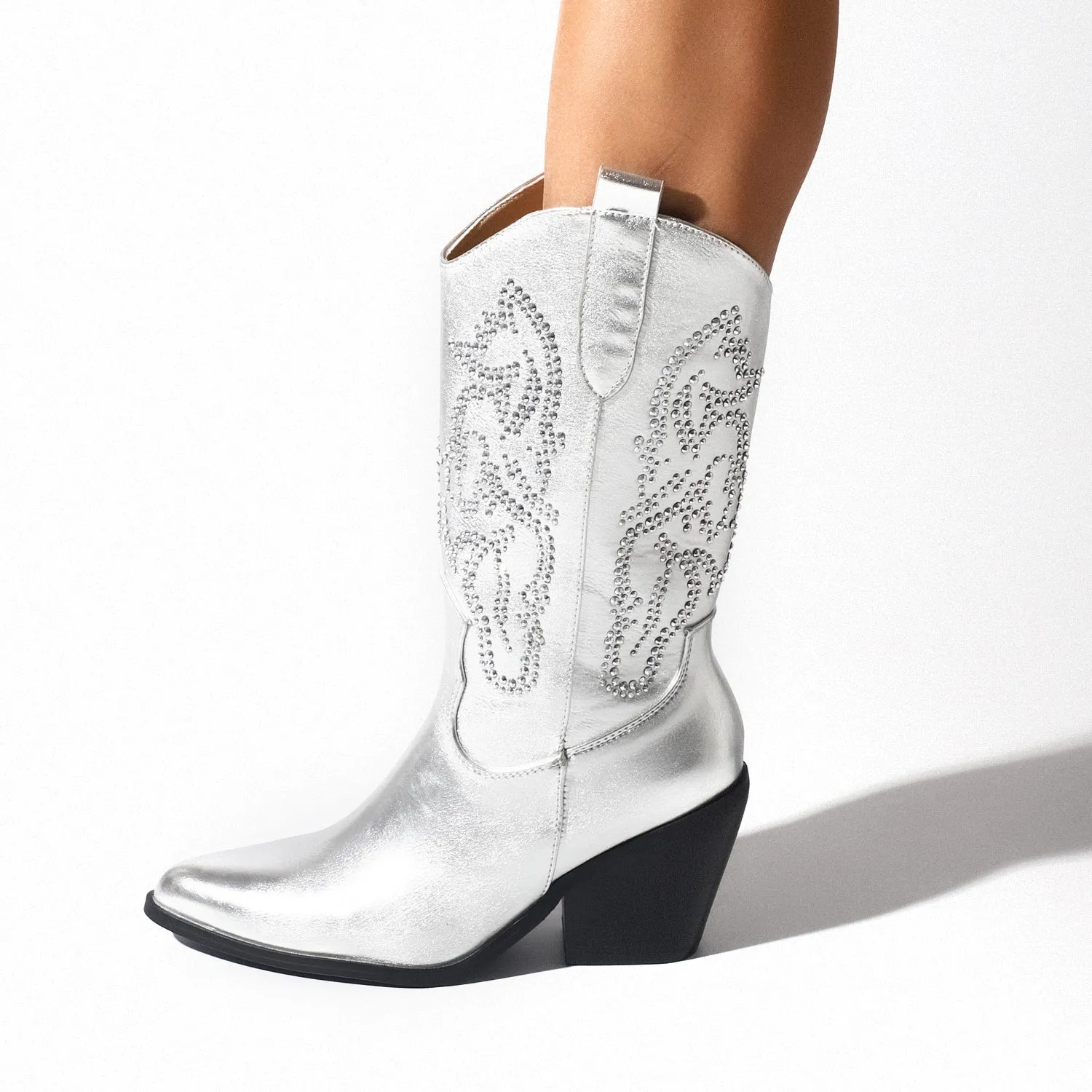 Botas Texas plata