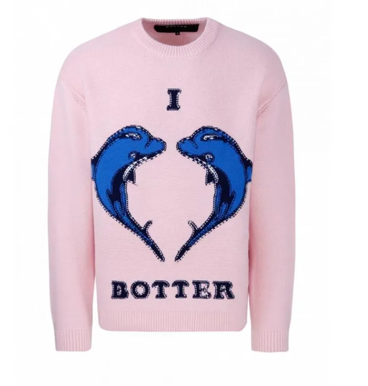 Botter Cashmere Sweater Dolphin Pink