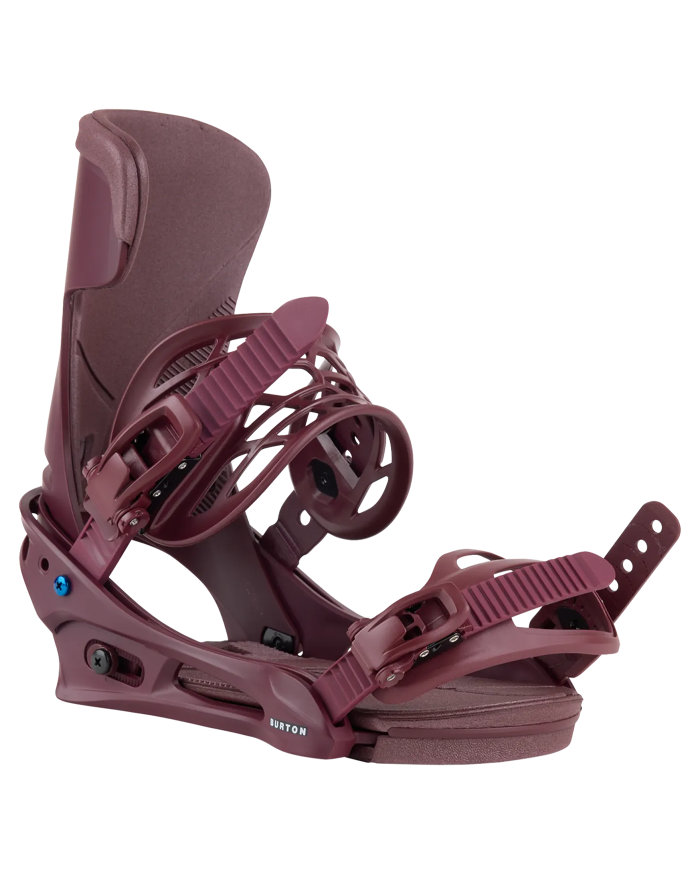 Burton Men's Mission Re:Flex Snowboard Bindings - Almandine - 2024