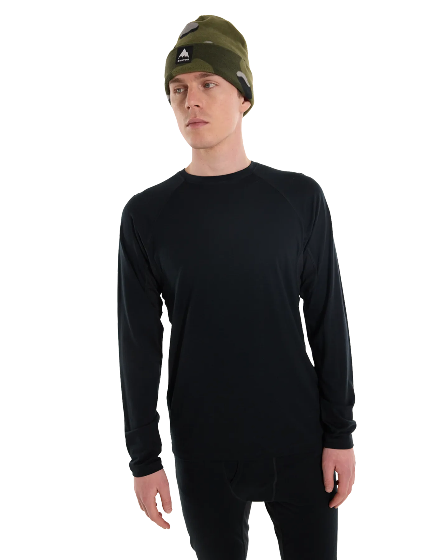 Burton Men's Phayse Merino Crewneck Fleece - True Black