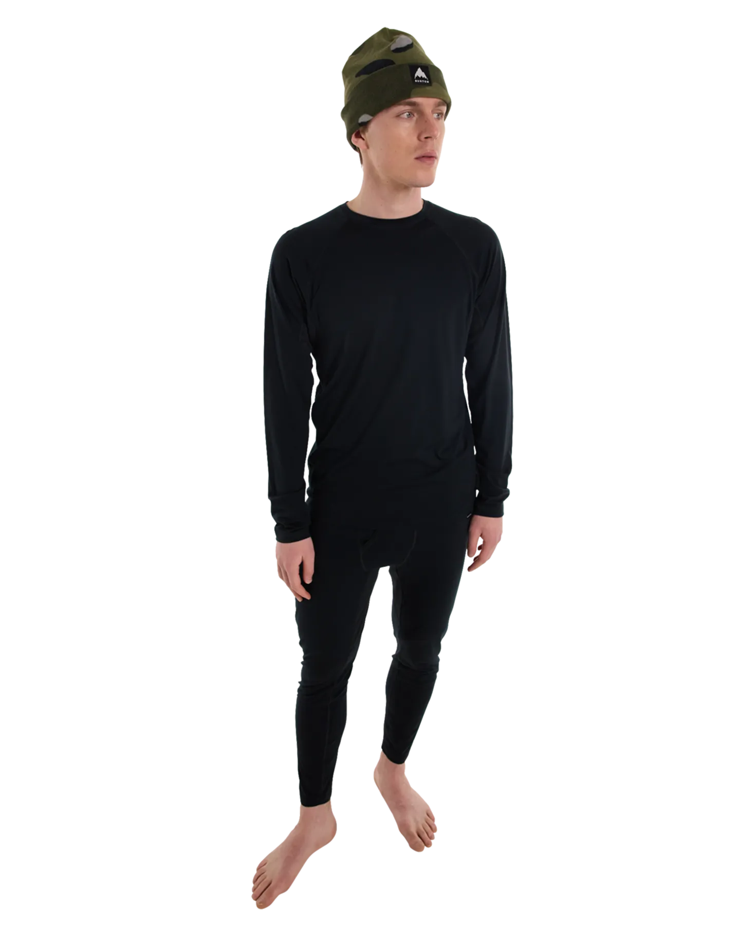 Burton Men's Phayse Merino Crewneck Fleece - True Black