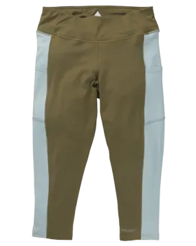 Burton Midweight x Base Layer Pants Women's - Martini Olive / Ether Blue