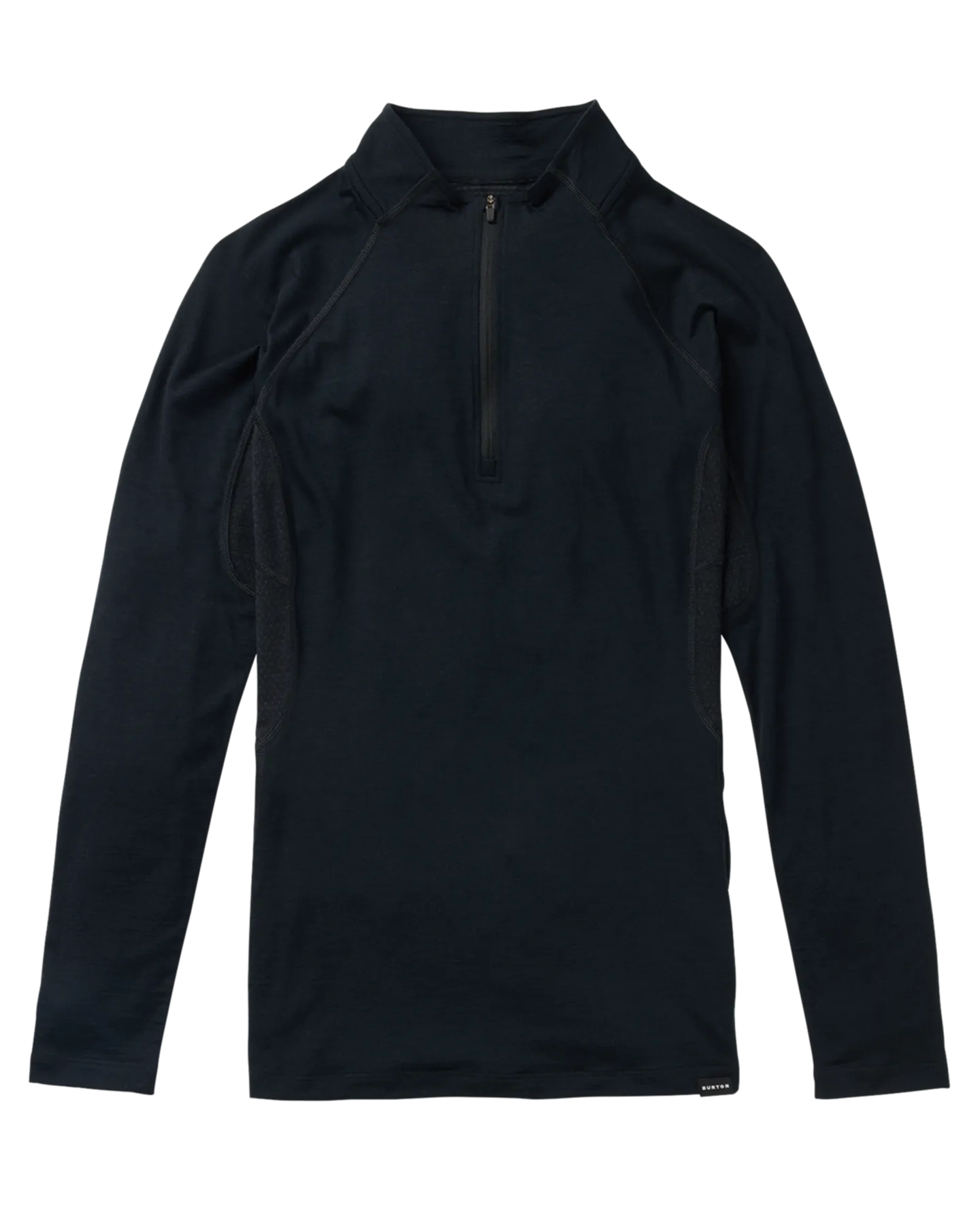 Burton Women's Phayse Merino Quarter-Zip First Layer - True Black