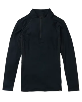 Burton Women's Phayse Merino Quarter-Zip First Layer - True Black