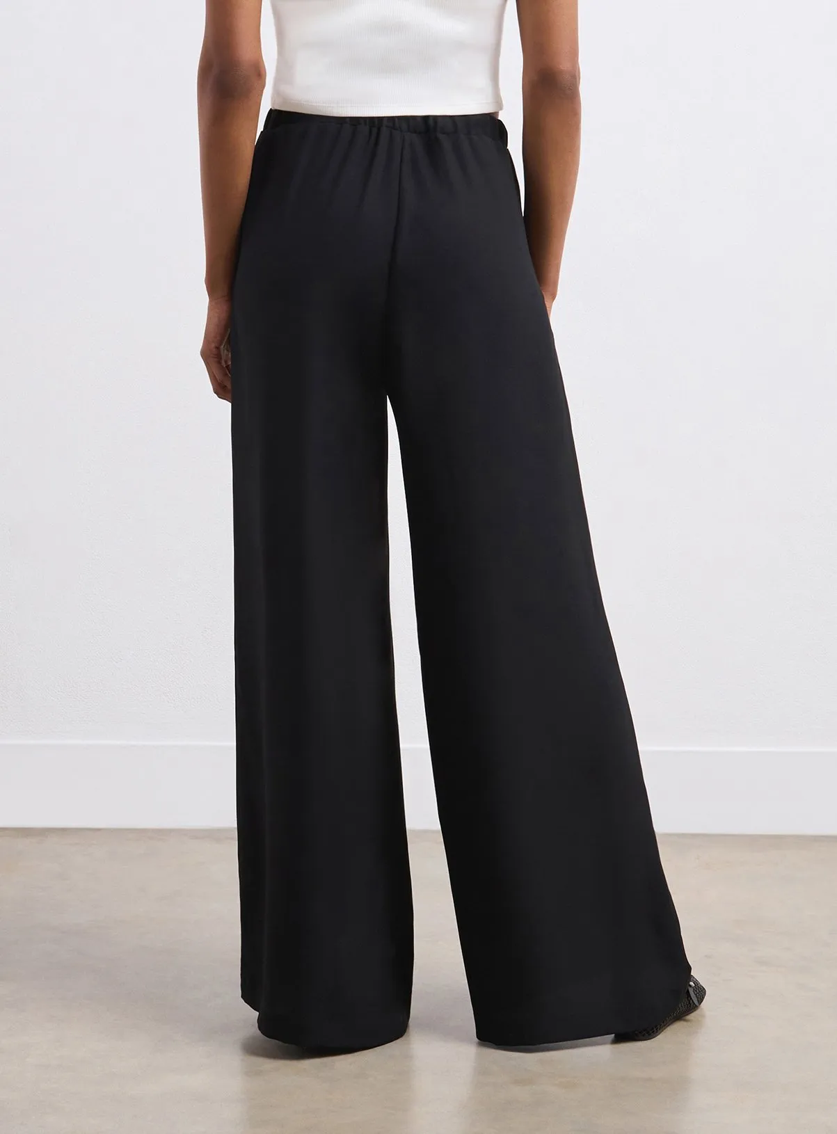 Buy FINERY Nat Trousers Black 12L | Trousers | Tu