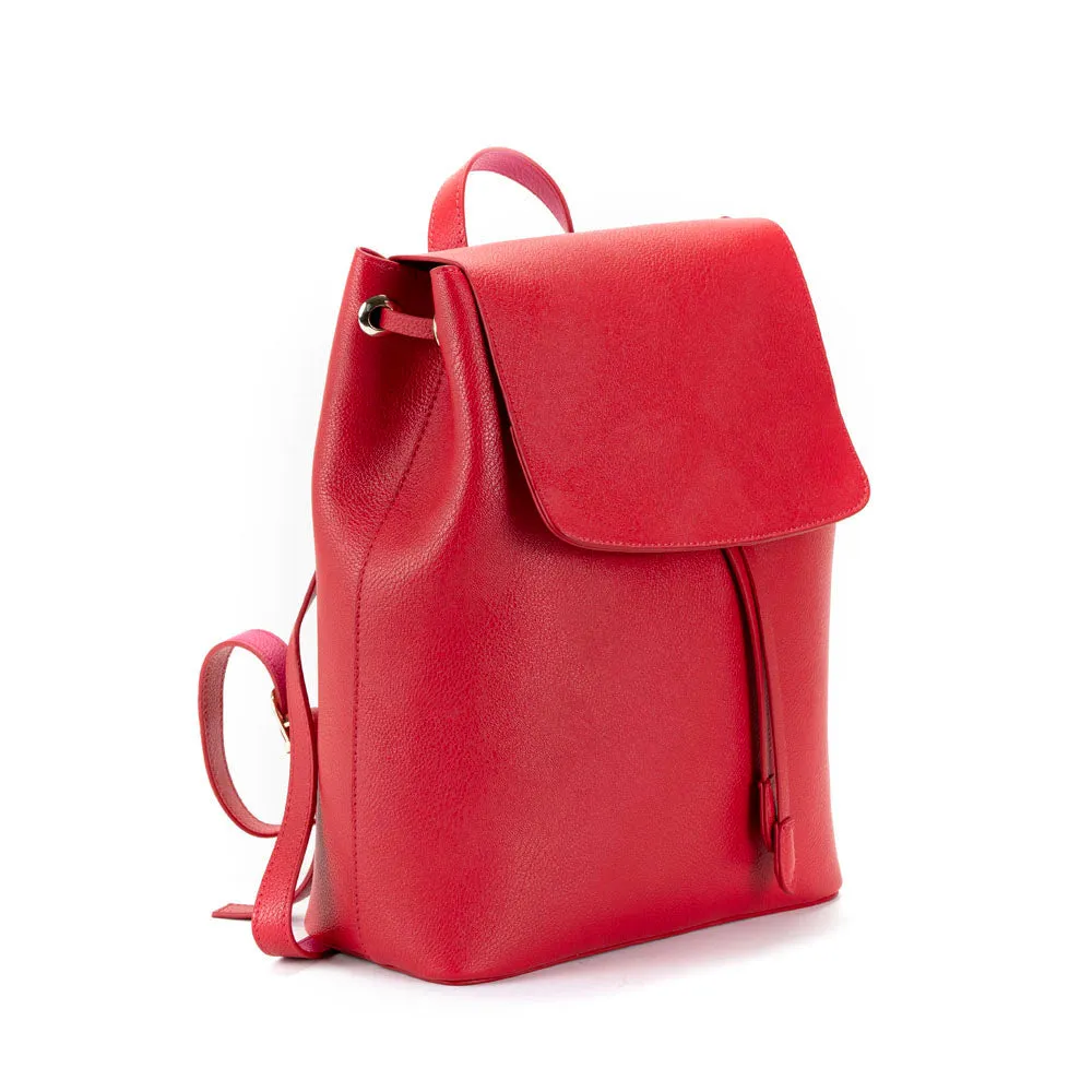 Campo Marzio Keira Backpack - Cherry Red Fuchsia