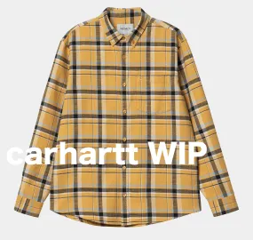 Carhartt  |Other Plaid Patterns Long Sleeves Logo Shirts