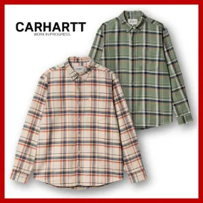 Carhartt  |Unisex Street Style Long Sleeves Logo Shirts