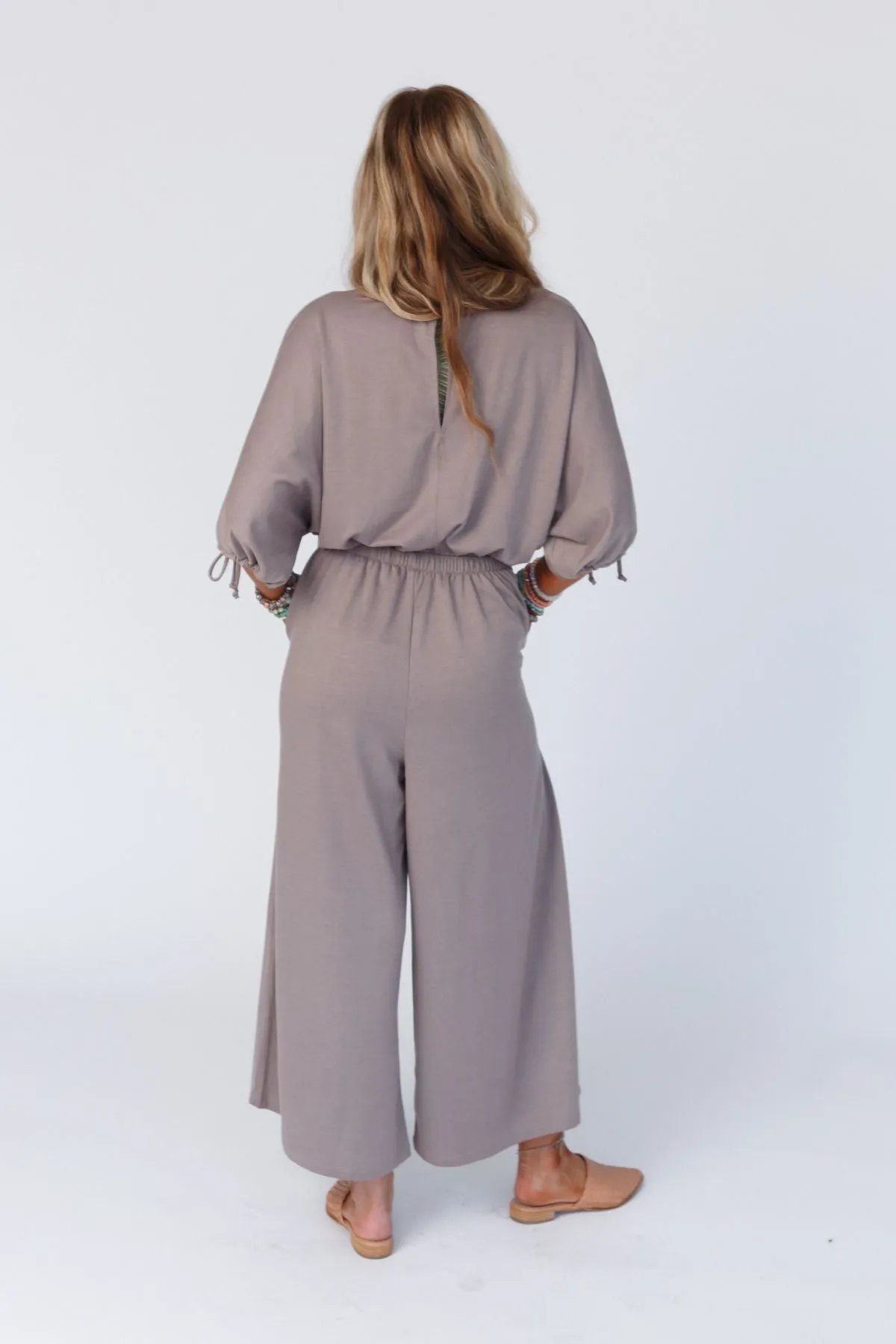 Carolina Comfy Wide Leg Jumpsuit - Coco