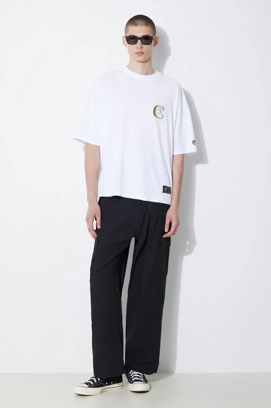 Champion cotton trousers black color 220015