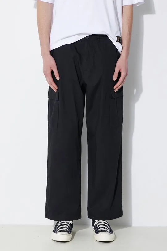 Champion cotton trousers black color 220015