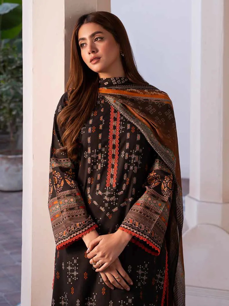 Charizma C-Print Vol-03 Unstitched Printed Lawn 3Pc Suit CP4-24