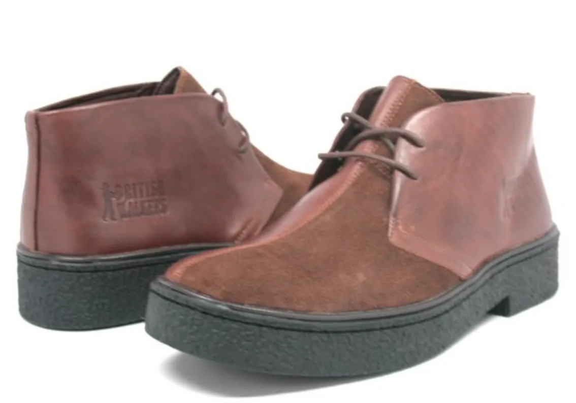 Classic Playboy Chukka Boot Split Toe Leather & Suede