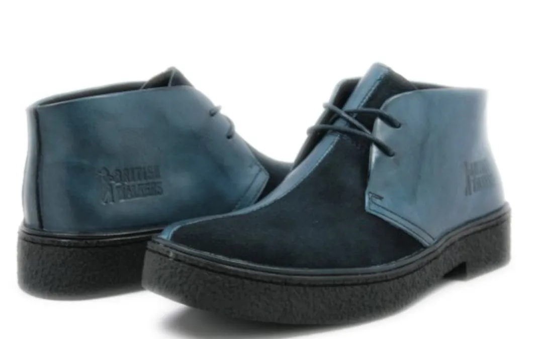 Classic Playboy Chukka Boot Split Toe Leather & Suede