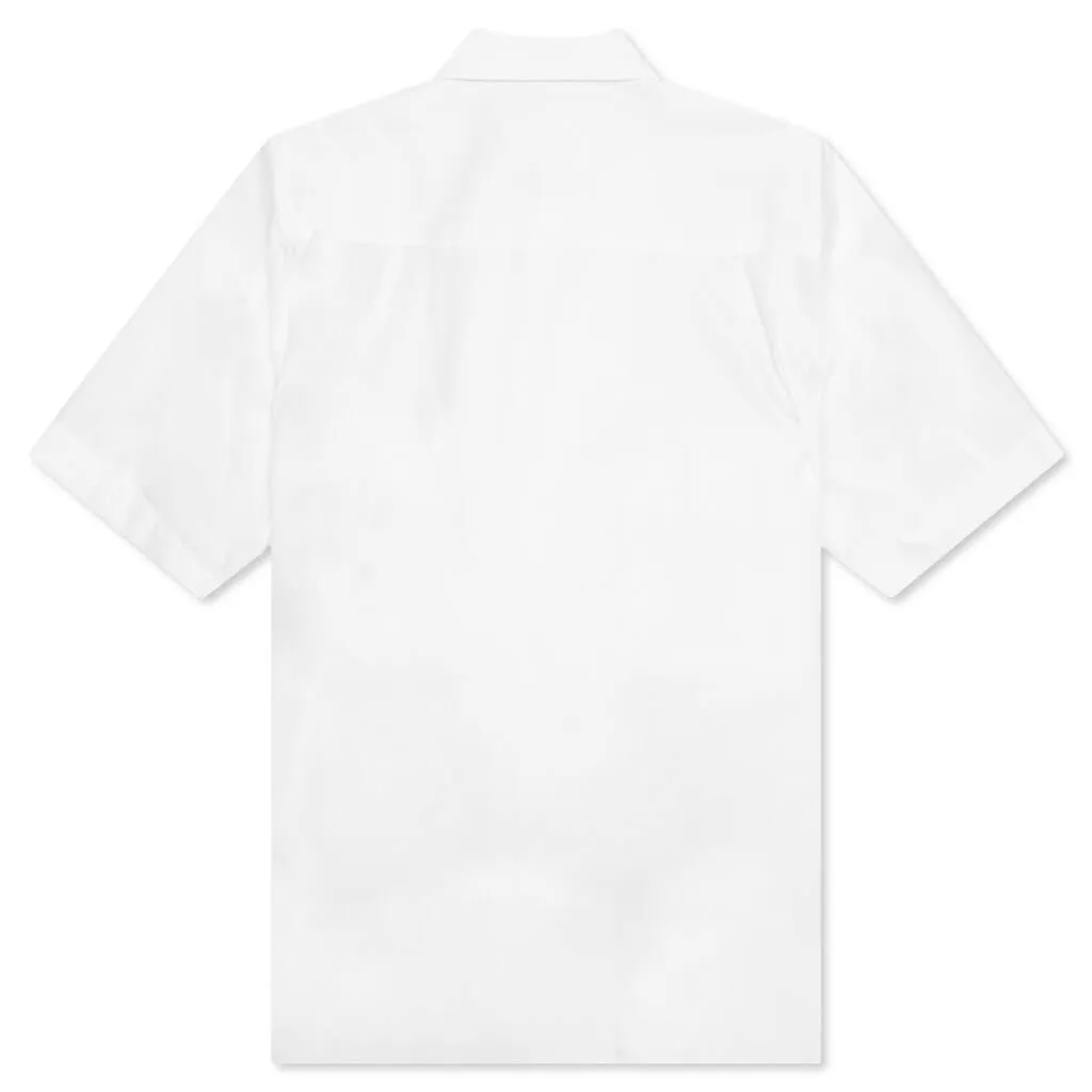 Cotton Poplin Shirt - White