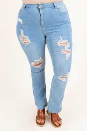 Country Girl Dreams Jeans, Light Wash