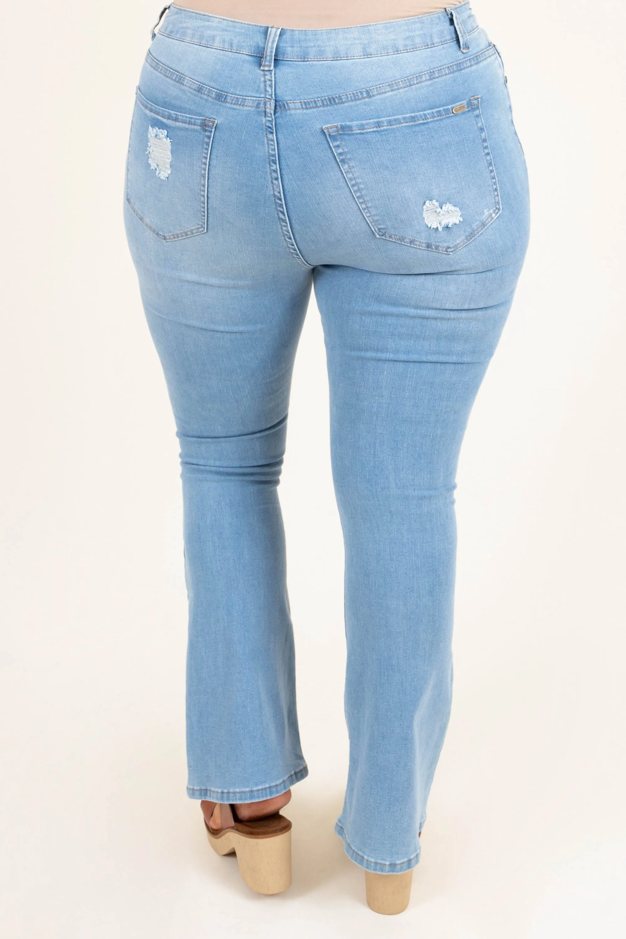 Country Girl Dreams Jeans, Light Wash