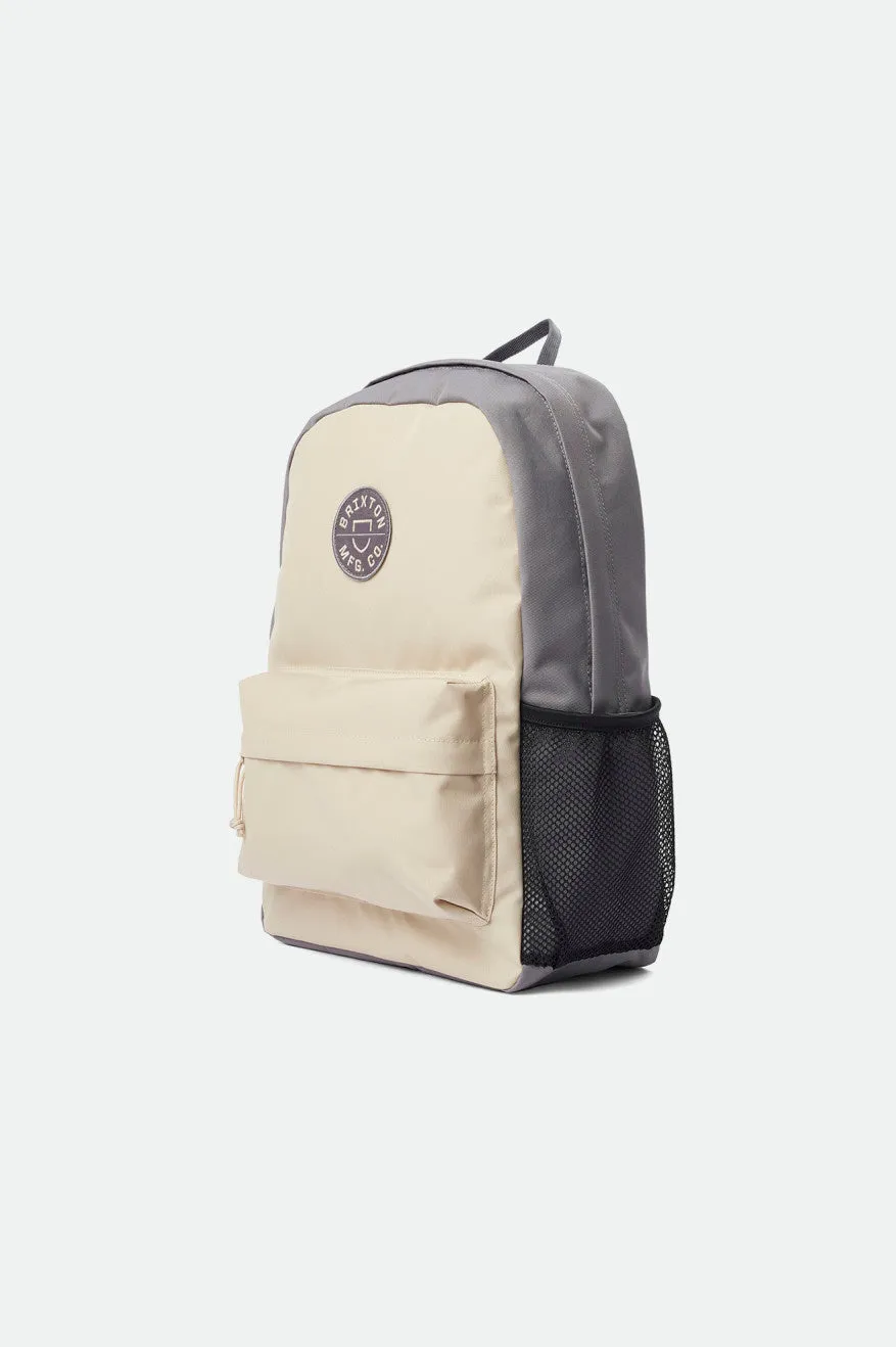 Crest Backpack - Vanilla/Charcoal/Black