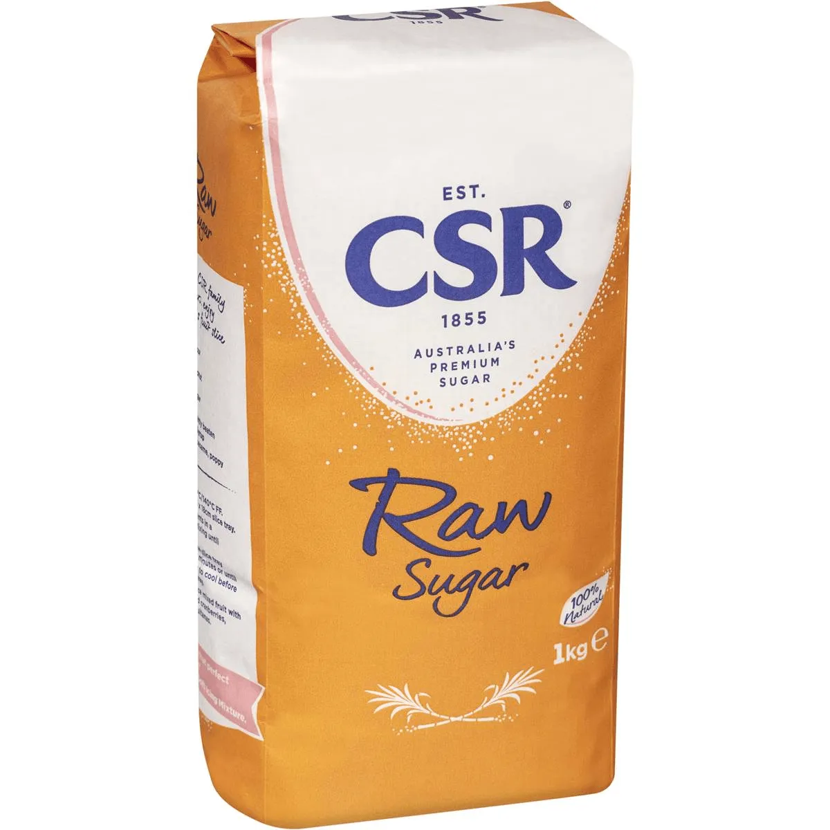 CSR Raw Sugar 1kg Bags 3 Pack Bulk