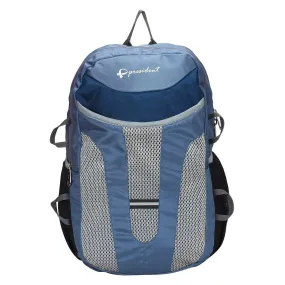 Curve Blue Backpack / School Bag by President Bags