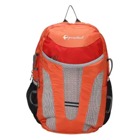 Curve Orange Backpack / School Bag by President Bags