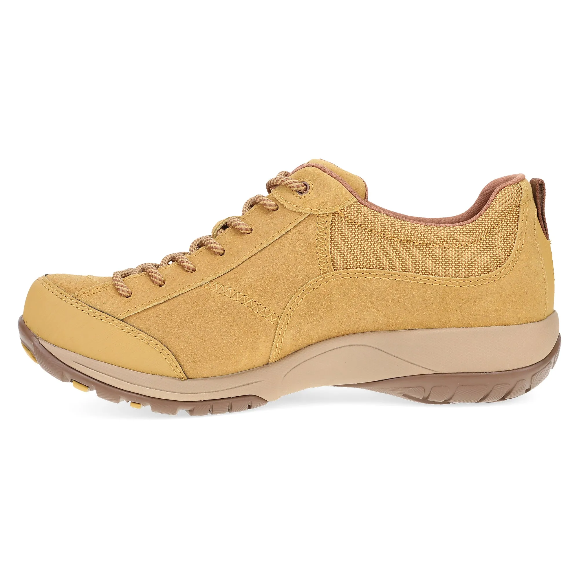 Dansko Paisley: Wheat Burnished Suede Sneaker 