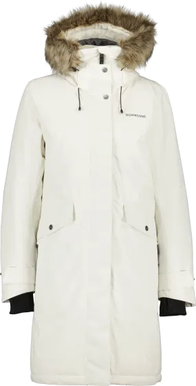 Didriksons Women's Erika Parka 3 White Foam | Buy Didriksons Women's Erika Parka 3 White Foam here | Outnorth