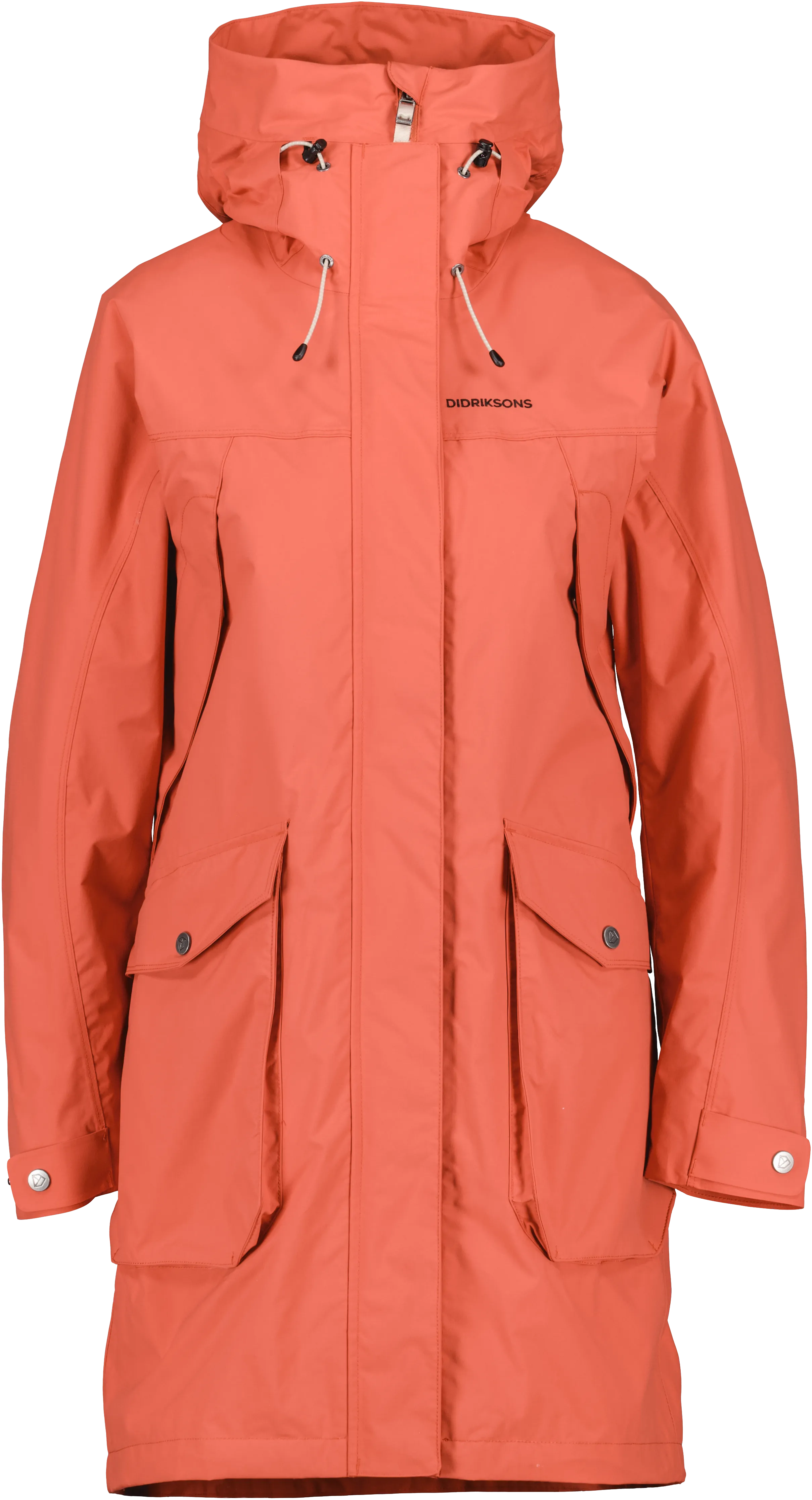 Didriksons Women's Thelma Parka 10 Brique Red | Buy Didriksons Women's Thelma Parka 10 Brique Red here | Outnorth