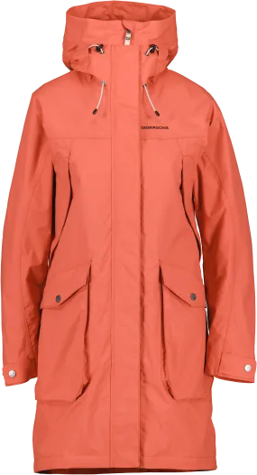 Didriksons Women's Thelma Parka 10 Brique Red | Buy Didriksons Women's Thelma Parka 10 Brique Red here | Outnorth