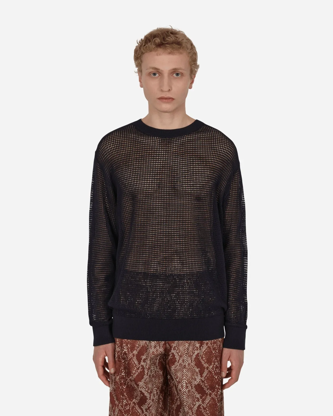 Dries Van Noten  |Crew Neck Wool Long Sleeves Plain Designers Sweaters