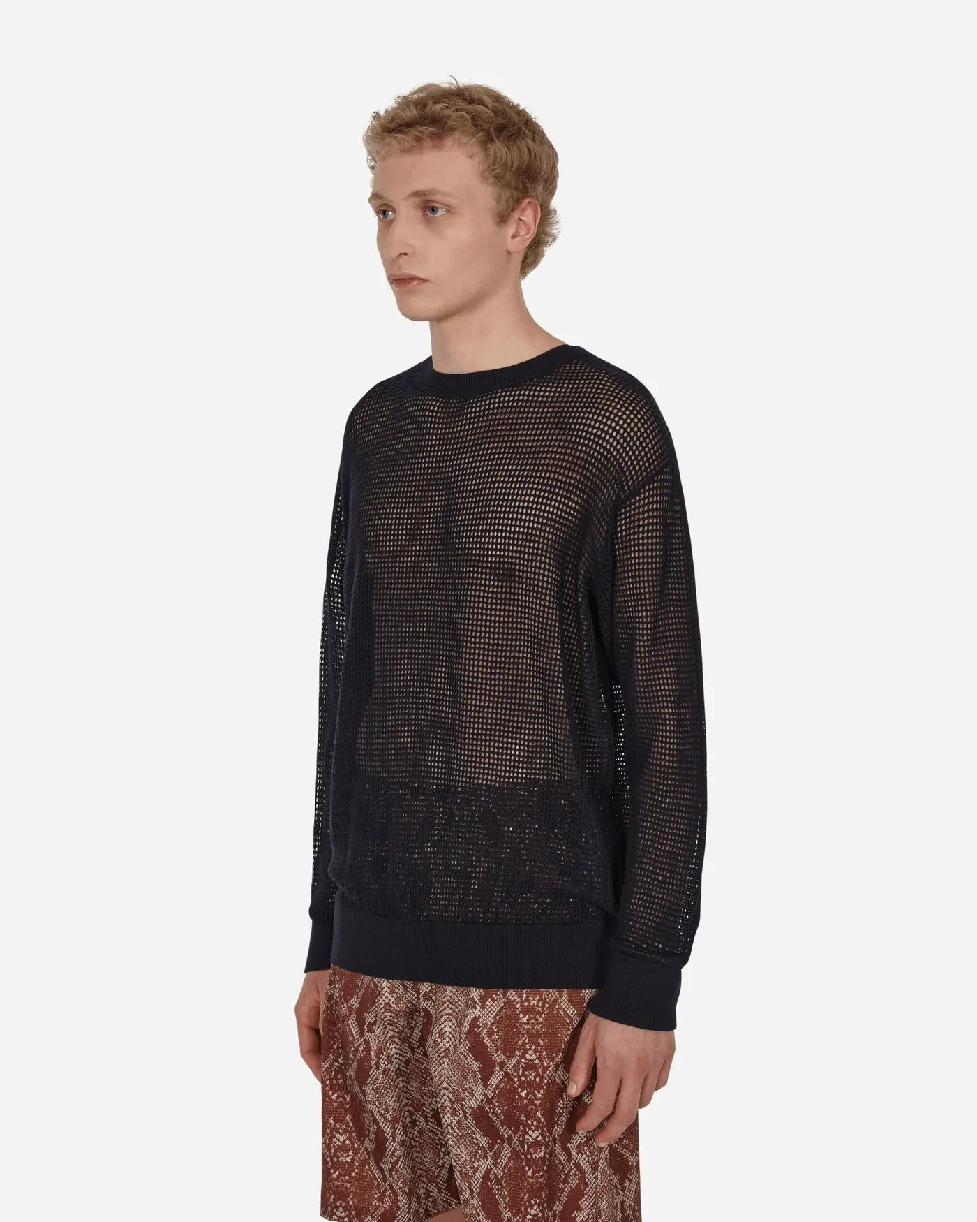 Dries Van Noten  |Crew Neck Wool Long Sleeves Plain Designers Sweaters