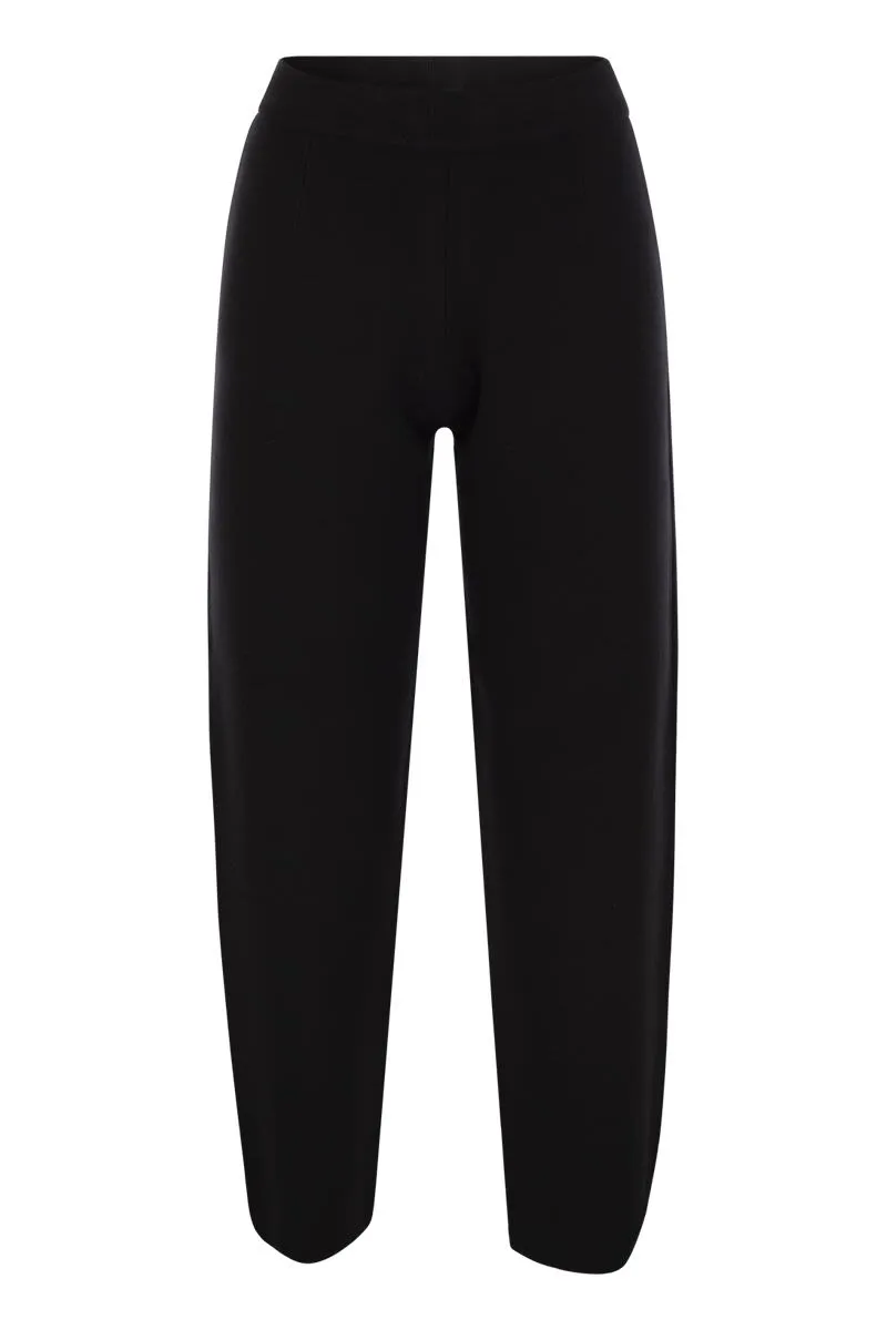 DULA - STRETCH VISCOSE TROUSERS